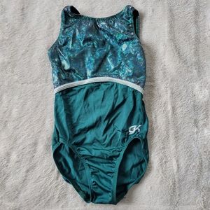 Green GK Adult Extra Small Gymnastics Leotard